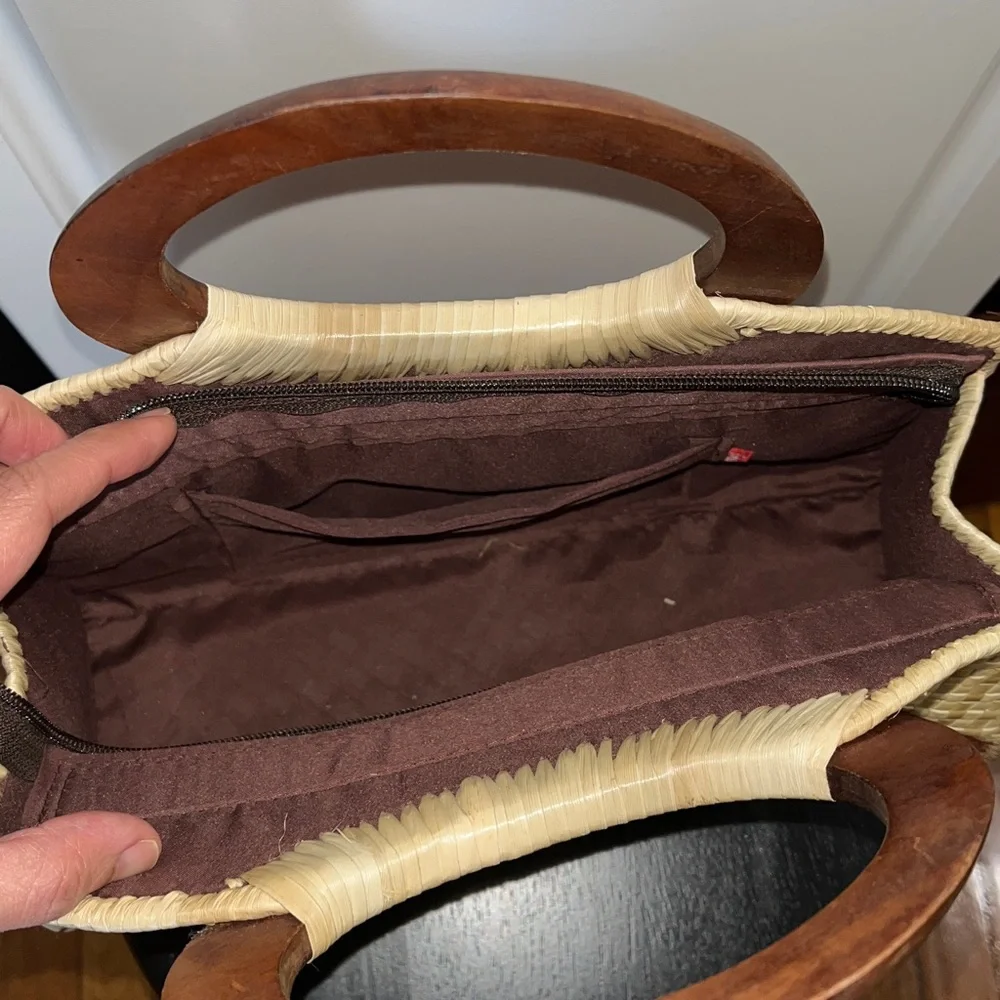 Woven tote bag/purse - Picture 2 of 7